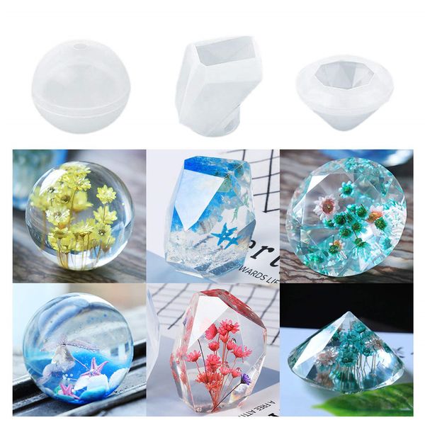 

earring crystal bracelet pendant mold set silicone diy water drop epoxy resin casting craft handmade tools jewelry making