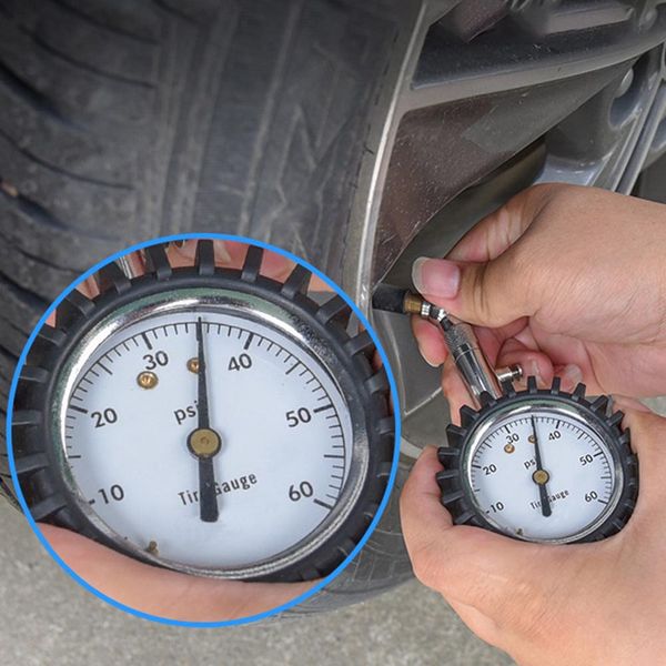 

high precision tire pressure gauge meter table for car motorcycle truck suv atv 100 psi auto tester diagn