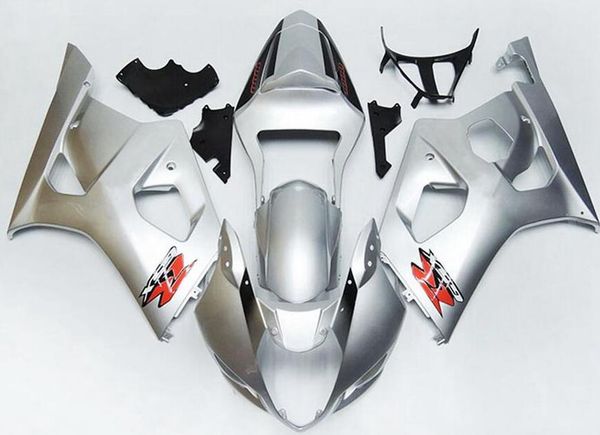 

injection mold new abs motorcycle full fairings kits fit for suzuki gsx-r1000 k3 2003 2004 03 04 gsxr1000 bodywork set silver bright