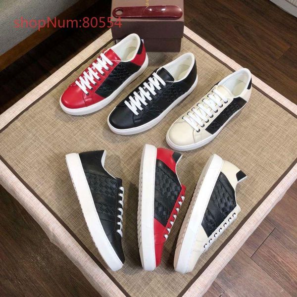 

fashion luxury designer men's platform casual shoes mens luxury designer sneakers leather suede patchwork trainers leisure shoes, Black