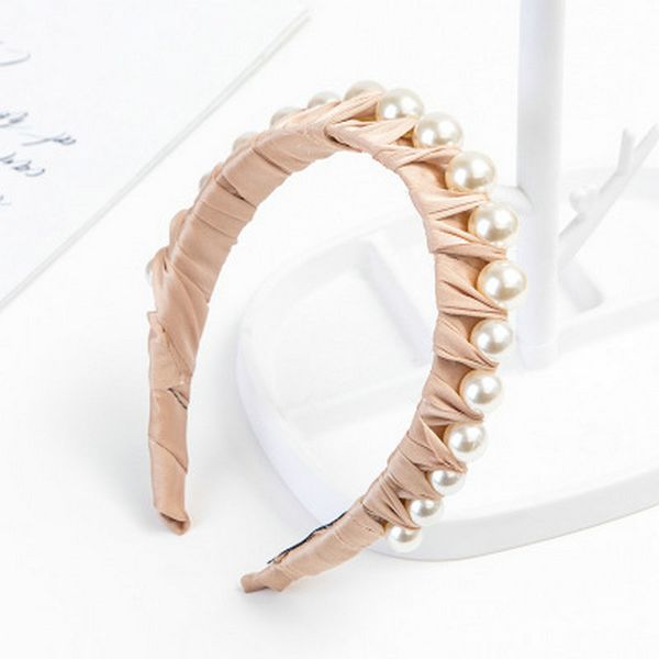 

personalized headband with pearl one side hair style with headbands alice band cerchietto aliceband rubber hair bands hairclippers2011 kiama, Black;brown