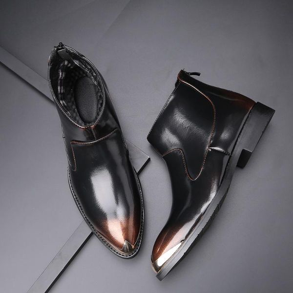 

boots 38-48 men 2021 fashion comfortable men's shoes #sy9912, Black