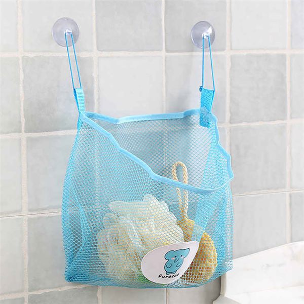 

latest wall hanging storage bag bathroom kitchen mesh baby kids organizer net bath time tidy toy suction cup bag container