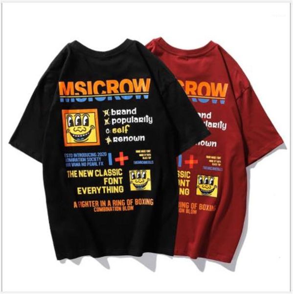 

mens tshirts casual loose letter printed short sleeved crew neck pullover tshirts fashion couple tees street style designer, White;black