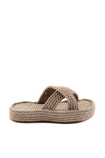 

bambi mink women 's slippers h0509095716, Black