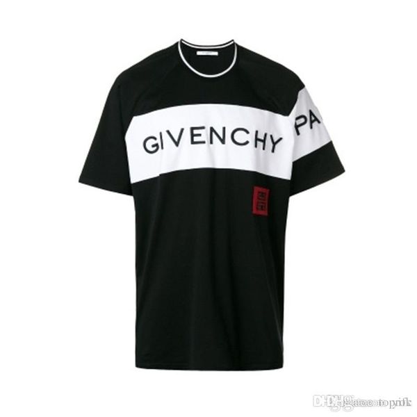 

19ss Summer Street одежда Европа GIV Paris Мода Мужчины Высокого Качества Большой Сломанный Х