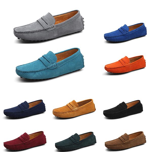 

2020 new men casual shoes espadrilles ell black blue red chestnut grey dark green mens sneaker outdoor walking fast shipping
