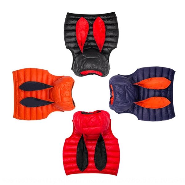 

2020 solid color children's down cotton st collar vest for boys and girls solid color vest for boys and girls baby width, Blue;gray