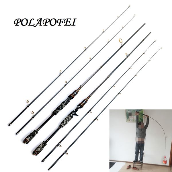 

2 tips 100% carbon lure fishing rod spinning rod casting fish pole carp travel feeder peche pesca olta carp tackle e41
