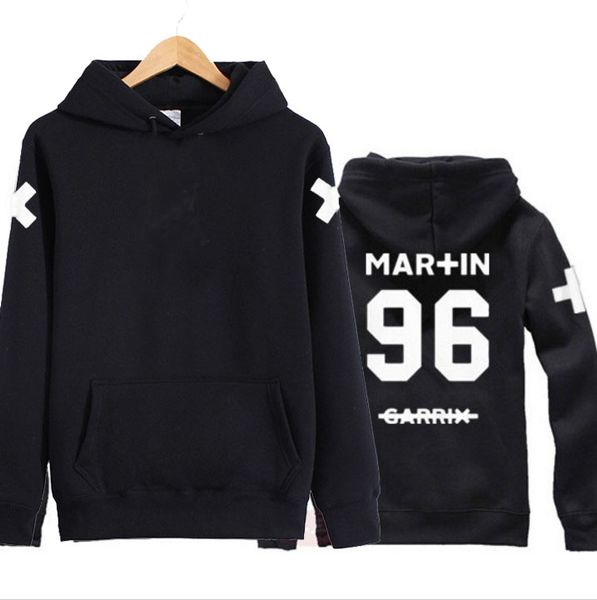 

music dj martin garrix 'team hoodies sweatshirt fleece crewneck jumper tour long sleeve casual men woman fan pullover lover gift, Black
