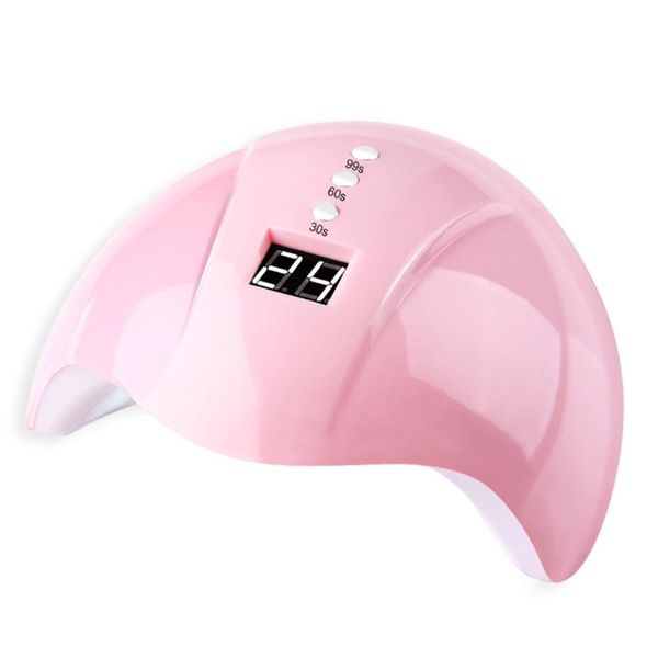 

36w smart induction nail lamp led/uv ptherapy machine auto sensor timing modes usb nail polish dryer