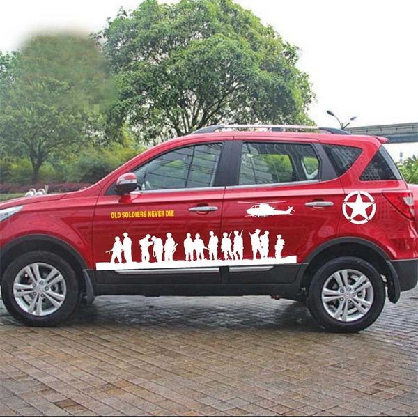 

2pcs suv car modified whole body stickers brother even decals