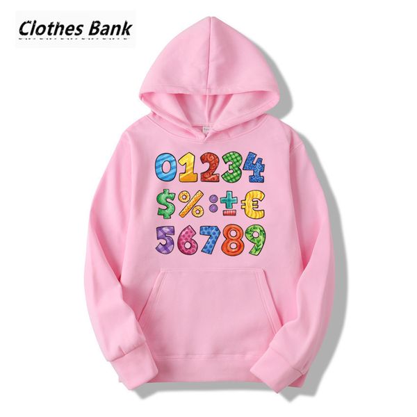 

arabic numerals symbols hoodies men women fashion streetwear hoodie pullover sweatshirt, Black