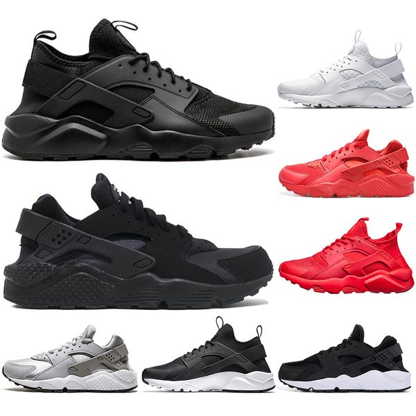 

with socks new luxury ace huarache 4.0 1.0 classical triple black red running shoes for mens womens huaraches sports sneaker trainers