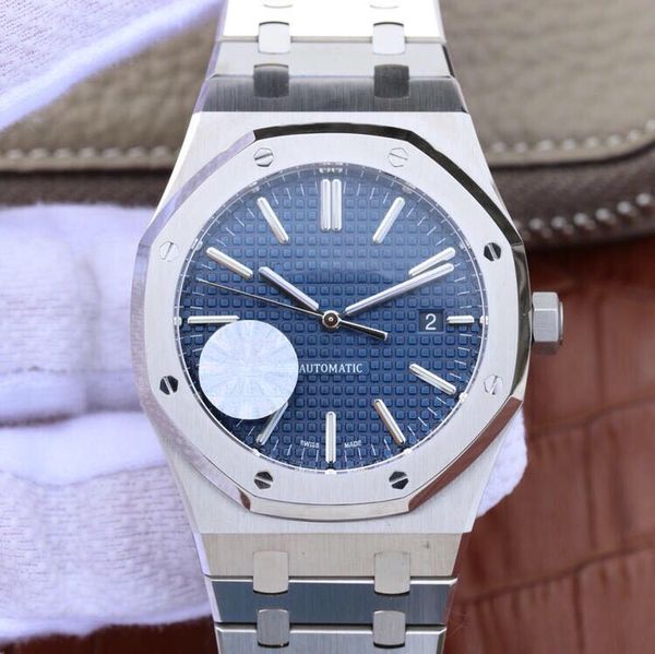 

jf super15400montre de luxe 3120 automatic mechanical movement watches 41mm fine steel watchcase folding buckle designer watches, Slivery;brown