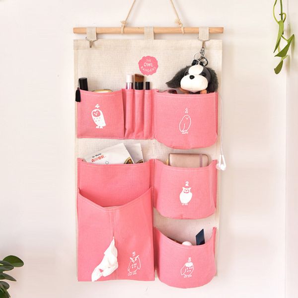 

waterproof space saving washable storage bag cloth decoration bathroom home container office multi pocket hanging organizer