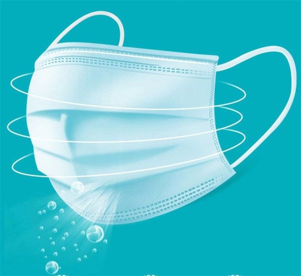 

dhl ship 100 1pcs non woven pm2.5 breathing safety facareelastic one sizedustproof jason mask face mouth masks 3rj4