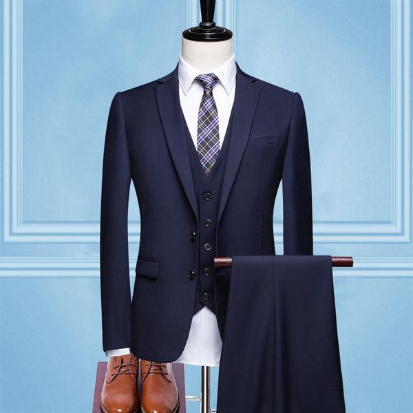 

мужской костюм мужской костюм-тройка корейский тонкий маленький профессиональный костюм жениха костюм жениха свадебное платье, White;black