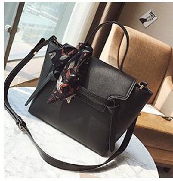 

female bag designer wild handbag fashion luxury handbag commuter scarf one shoulder messenger bag