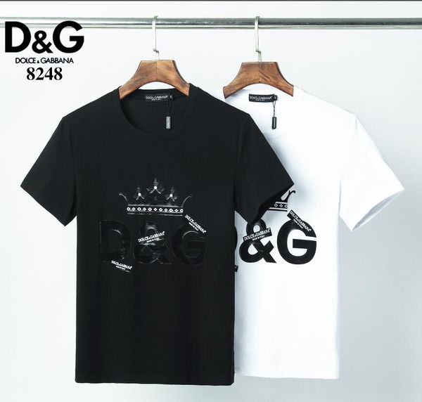 

2020 ss luxury men t-shirt casual o-neck men's t-shirt fashion summer brand short sleeve men's clothing gg1111, White;black