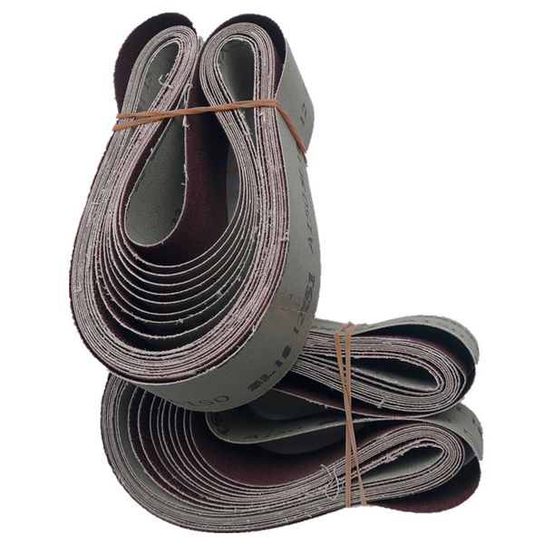 

10 pcs 686*50mm abrasive belt sanding band for wood soft metal polishing