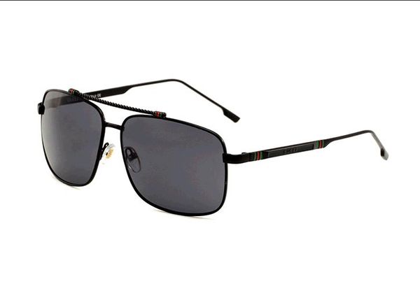 

latest fashion men's and women's wear designer sunglasses 0937 square metal plate combination frame uv400 with frame 0936 l, Black