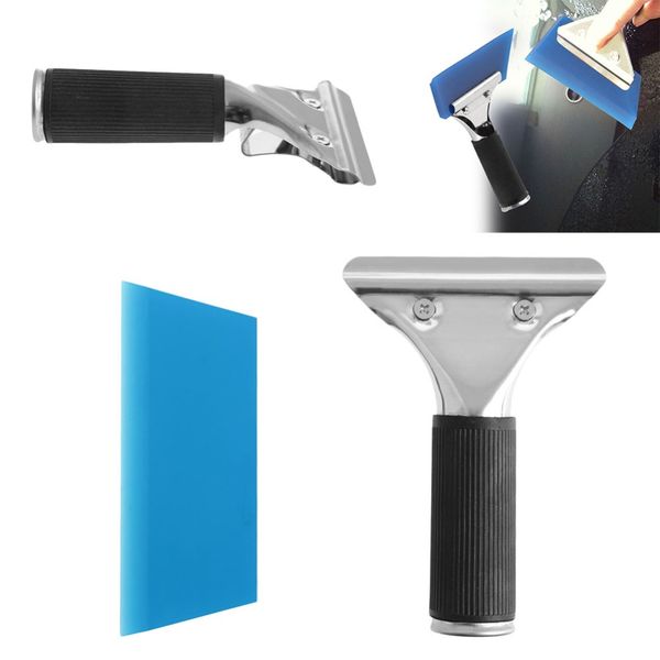 

car auto window film tinting squeegee razor blade scraper tool with handle