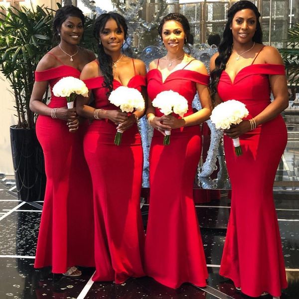 

2020 new black girl african mermaid prom dresses long off shoulder plus size wedding guest dress robe de soiree evening gowns, White;pink