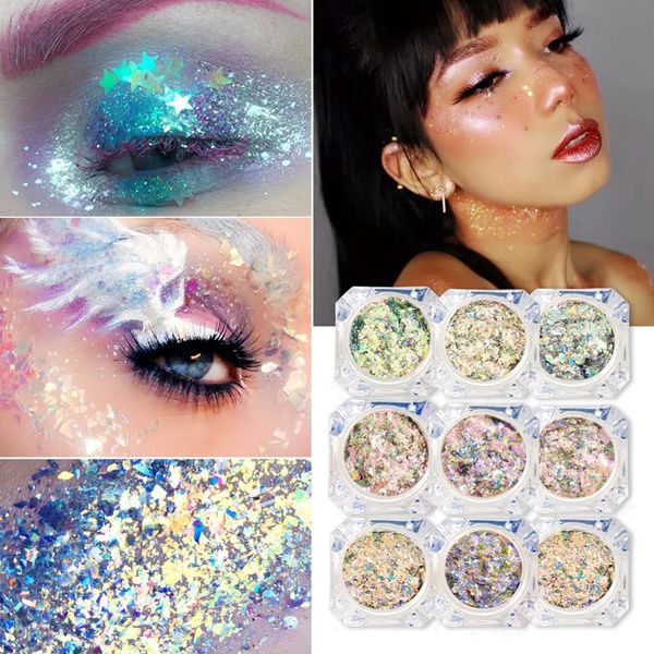 

eye shadow sequin long-lasting shiny highlighter luminous sequin eyeshadow nail art