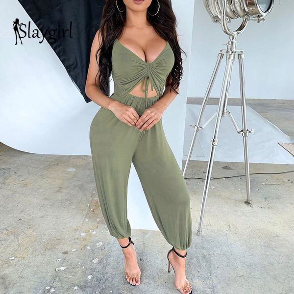

women's jumpsuits & rompers slaygirl wide leg womens jumpsuit 2021 plus size loose overall macacao female summer autumn solid, Black;white