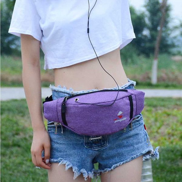 

2020 new outdoor sports bag fashion men and women running bag leisure travel mountaineering student shoulder messenger