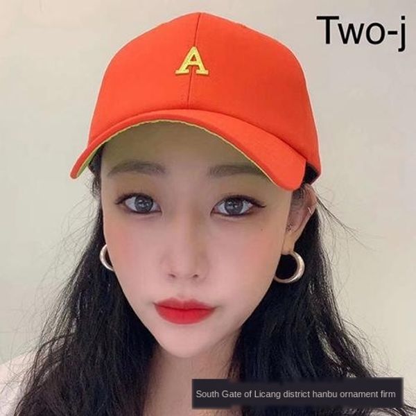 

2020 letter a ins fashion sun baseball cap baseball cap hat sun hat outdoor travel men and women, Blue;gray