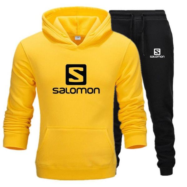 

2019 autumn winter men's sportswear running sporting suits men hip hop hooded hoodies + pants tracksuits brand casual sets, Black;blue