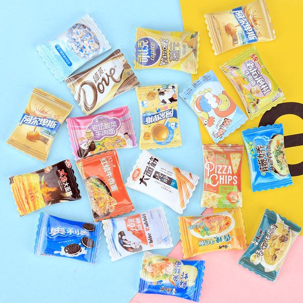 

20pcs mini resin candy instant noodles decoration craft flatback cabochon scrapbooking fit phone embellishments diy accessories