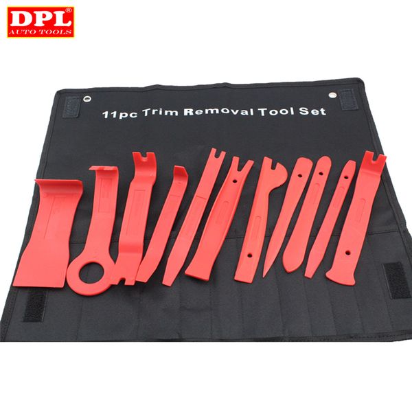 

car clips upholstery removal kit strong nylon trim tool vehicle door molding dash panel rivet buckle pliers fastener remover