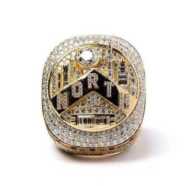 

2019 authority raptors championship ring basketball leonard lowry finger ring 2020 men fans collect souvenirs mvp wholesale jewelry, Golden;silver