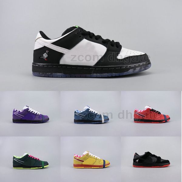 

designer concepts x sb dunk low pro og qs running shoes women mens trainers sneakers blue purple lobster dove panda staple dunks scarpe