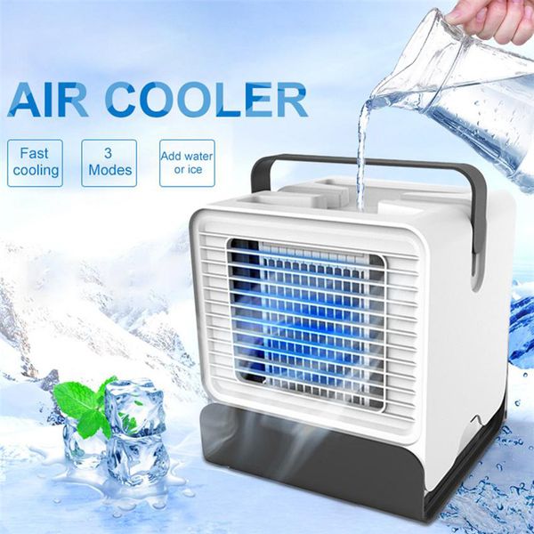 

mini fan multifunctional mini air cooler usb conditioner home portable negative ion humidifier purifier fan new