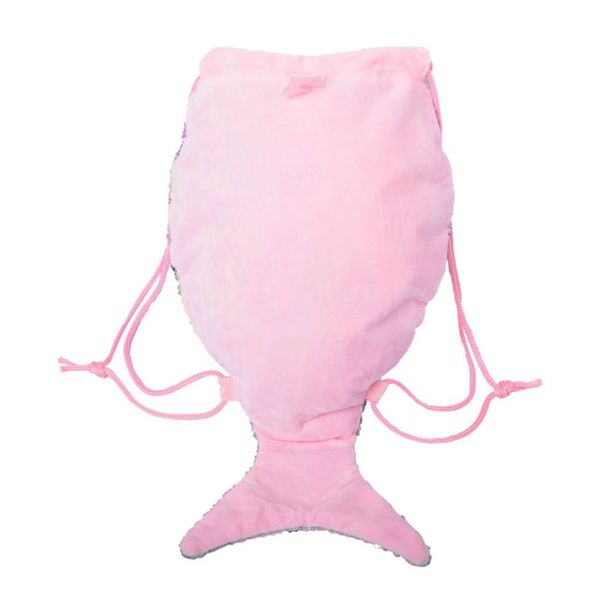 

1pc women sequin backpack glitter shopping bags drawstring daypack travel bag new