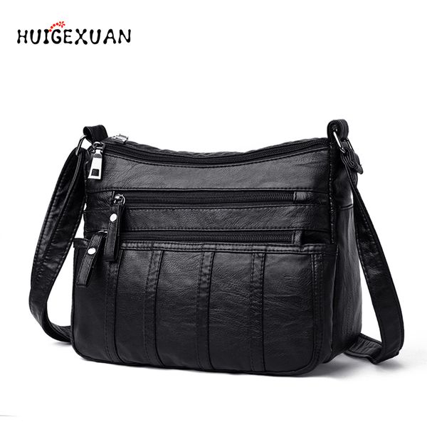 

fashion simple shoulder messenger bag women new quality pu leather female totes fashion crossbody bags handbag 7 styles