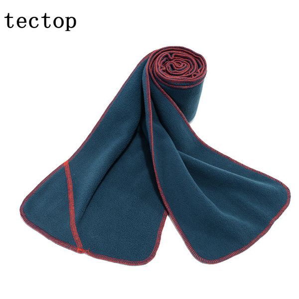 

tecoutdoor men/women comfortable outdoor sports/hiking/camping fleece scarf windproof keep warm ultra light scarf 4 colors, Black