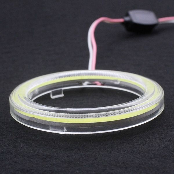 

1 set car angel eyes led car ring lights led cob angel eyes headlight for diy auto moto moped scooter motorcycle 12v 3w