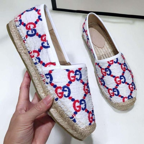 

2020 new new women terry cloth espadrille luxury designer shoes women fisherman shoes women casual shoes fashion casual quality, Black;red