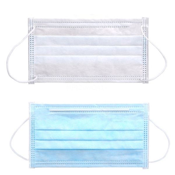 

adultren face3 ply 3layer 50 100 1pcs mouth er blue masks dhl ship mask earloop non woven fabric vfii