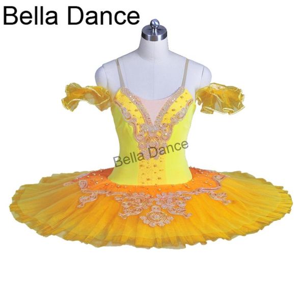 

women custom platter classical costume bt8965a orange professional yellow women pancake ballerina tutu, Black;red