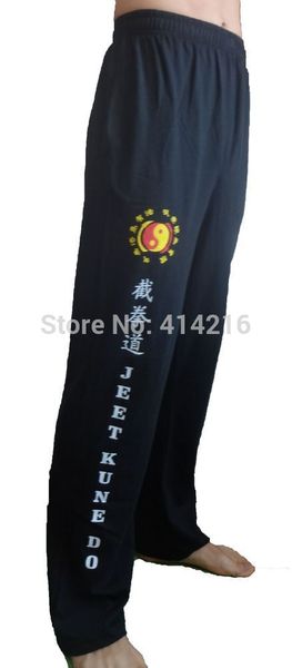 

wing chun training pants cotton jeet kune do martial arts clothing jkd trousers cool, Black;red