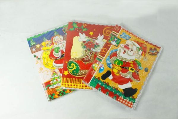 

christmas card with a special three-dimensional music card cute little postcards
