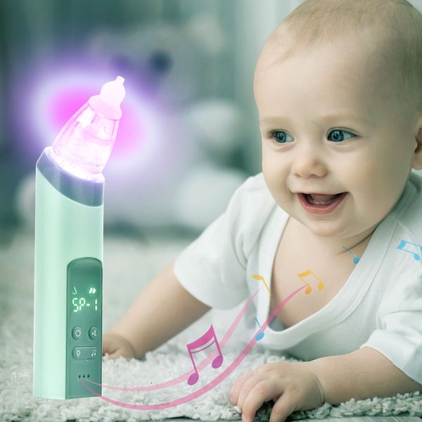 

2 in 1 electric nasal aspirator blackhead remover nose cleaner for newborn baby pore vacuum cleaner for usb rechargeable