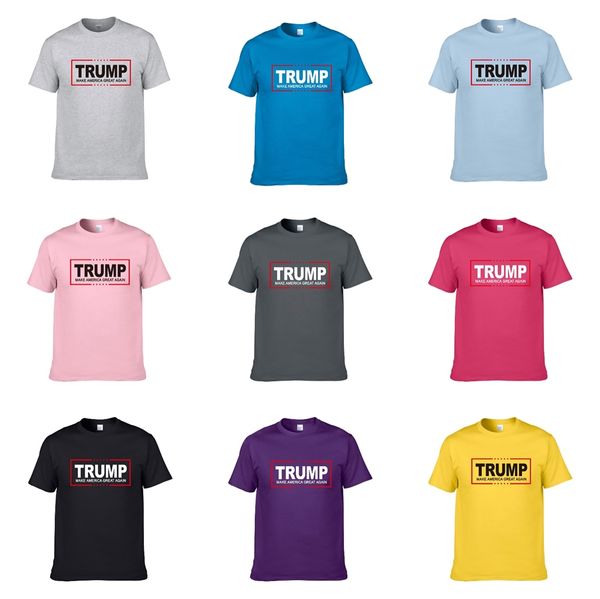 

18-19 european italian designer shirt fashion brand medusa trump t-shirt men's casual cotton trump t-shirt m-3xl #813, White;black