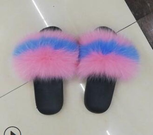 

Womens Slides,Arch Support Sandals with Faux Fur Comfort Fuzzy Slippers